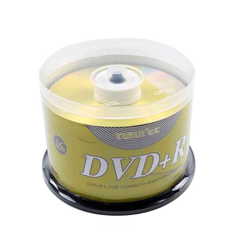 Blank Dvd+r Cd Disk, 4.7gb 16x Bluray Write Once Data Storage Empty Discs
