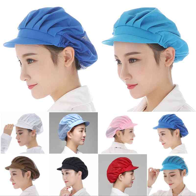 Elastic Mesh Visors Caps, Men & Women Breathable Workshop Hat