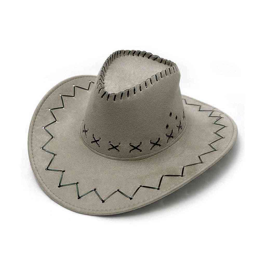 Uniseks kaubojka kaubojski šešir dijete maštoviti zabavni kostimi na divljem zapadu ležerna sunce moda zapadnjačka pokrivala za glavu