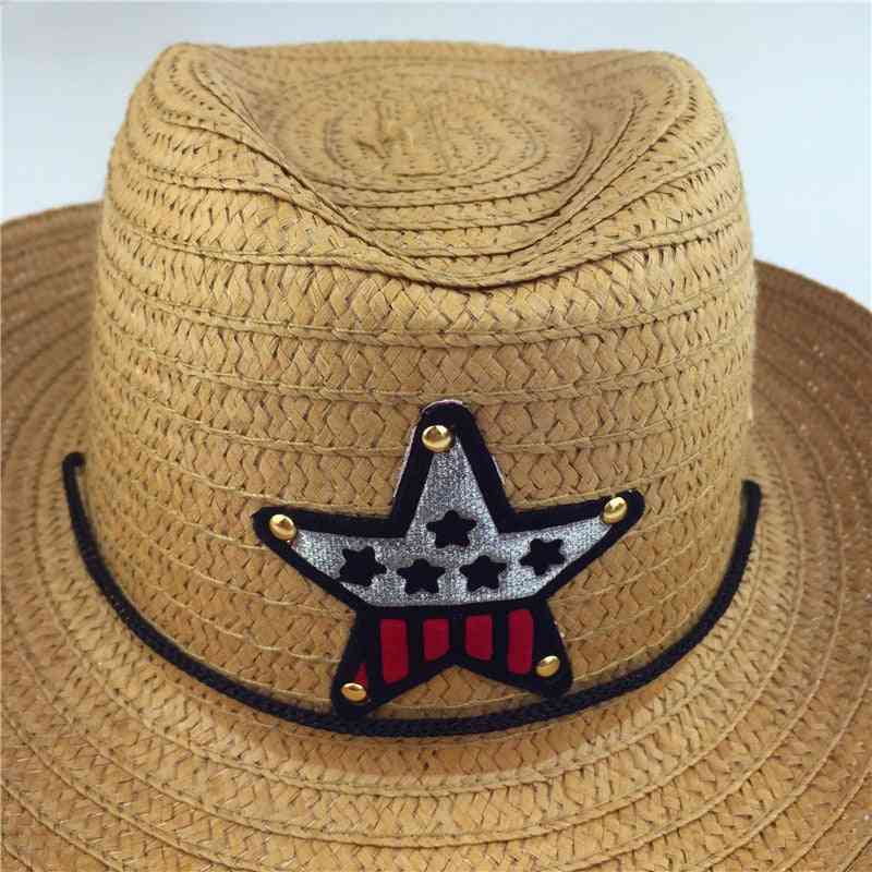 Venkovní letní jazzový kovbojský klobouk