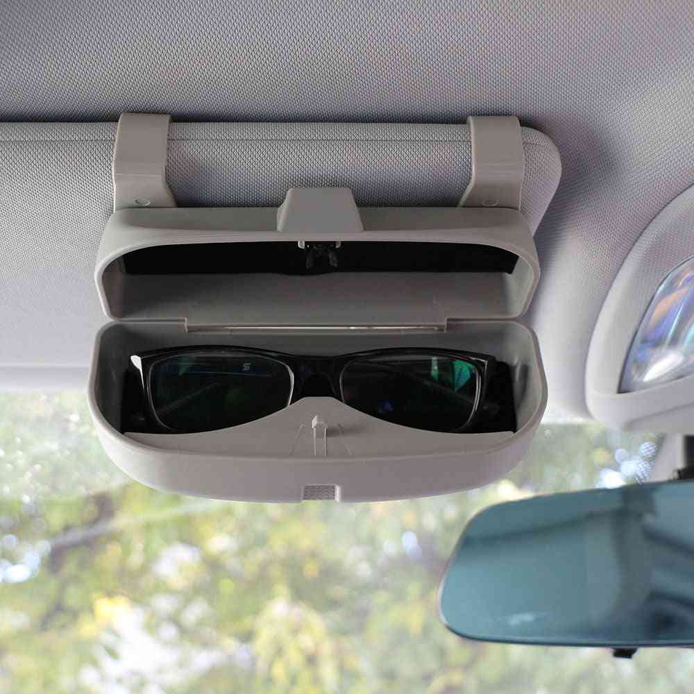 Car Sunglasses Holder Box, Storage Pockets