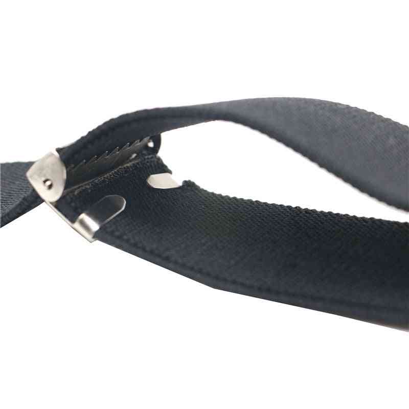Elegante liguero cinturón de aleación de cuero real correas de pantalón elásticas pantalones comerciales de moda
