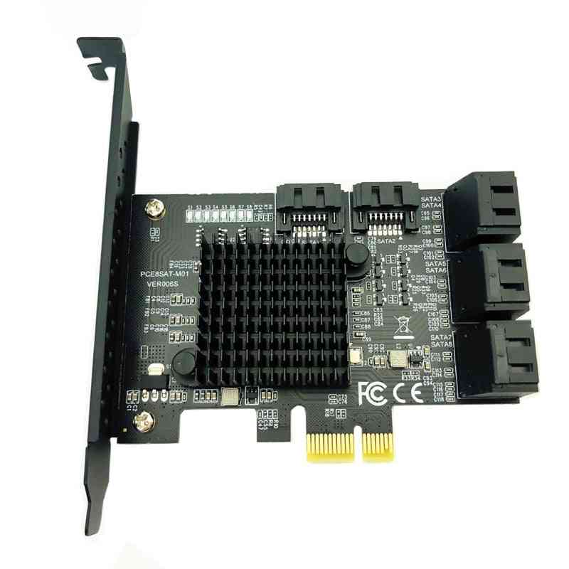 8portová rozšiřující karta SATA 3 PCI Express, ovladač PCI-E / SATA