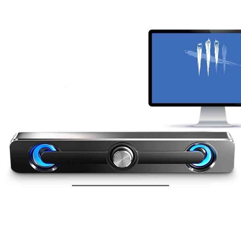 Computer Bluetooth Desktop Soundbar Lautsprecher, Doppelhorn 4 Einheiten Stereo-Subwoofer