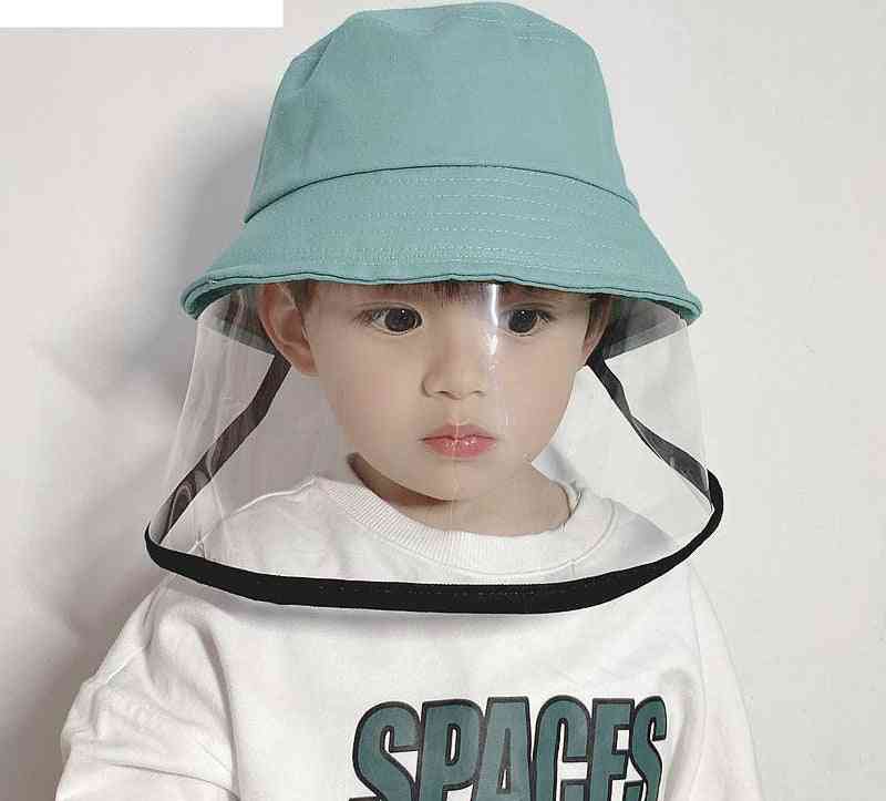 Face Protection Bucket Anti-spitting, Waterproof, Windproof Cap For Kids