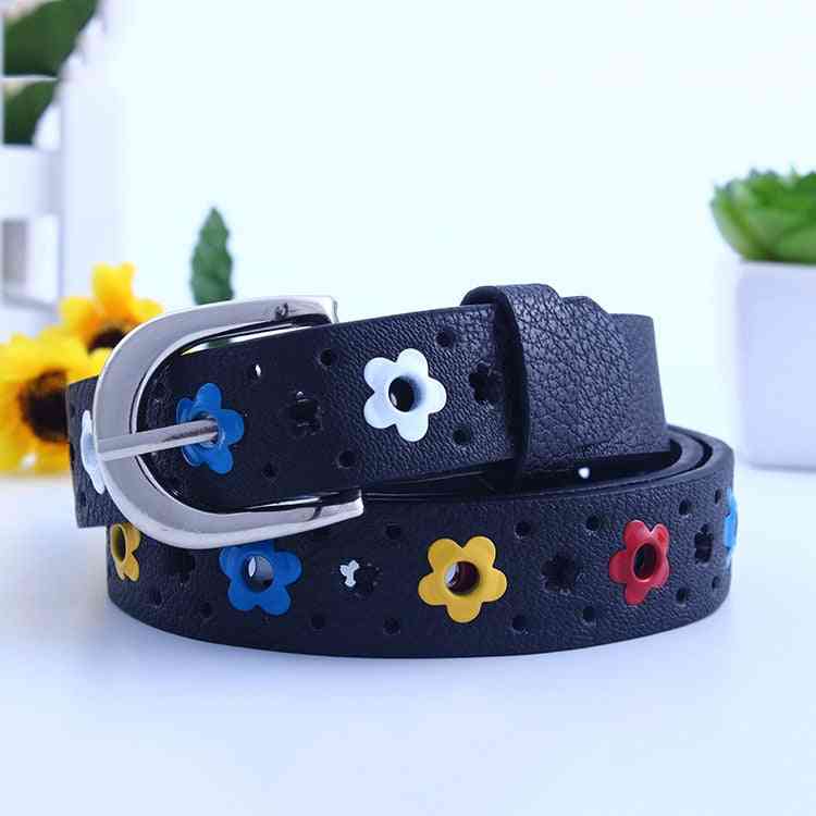 Girl, Hollow Out Cute Waist Pin Buckle Casual Belts