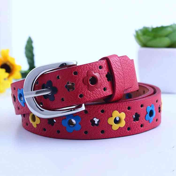 Girl, Hollow Out Cute Waist Pin Buckle Casual Belts