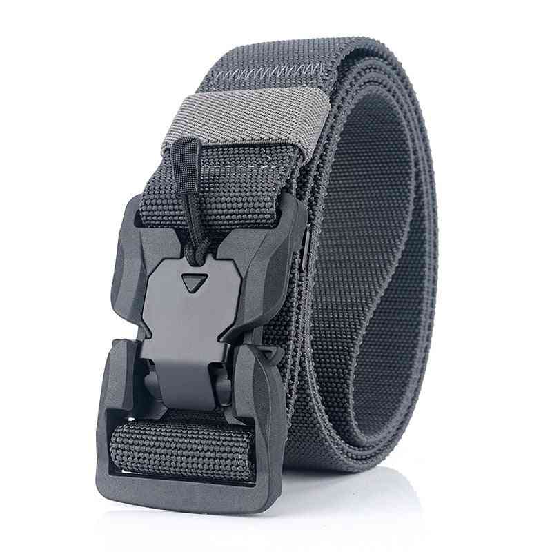 Official Genuine Tactical Magnetic Buckle Military Soft Real Nylon Belt