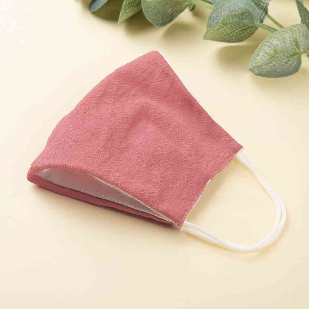 Adult Natural Cotton Linen Cool Mouth Cover Dust-proof Reusable Masks For Outdoor Printing Face Shield