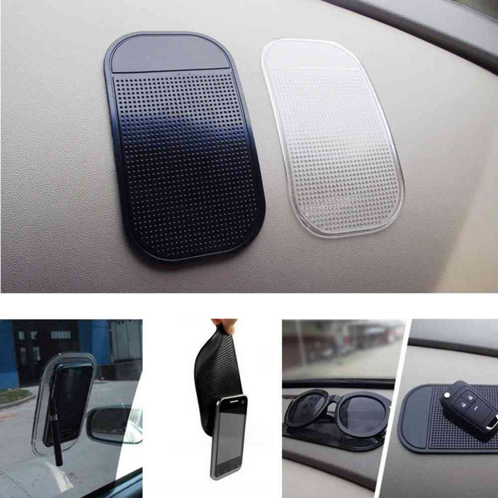 Samochodowa mata antypoślizgowa, auto silikonowe wnętrze deski rozdzielczej telefon antypoślizgowe maty do przechowywania podkładki