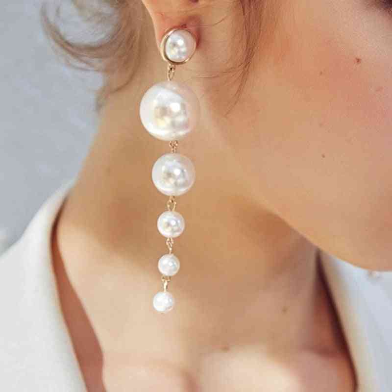 10cm Big Pearls Earmuffs - Elegant Party Accessories