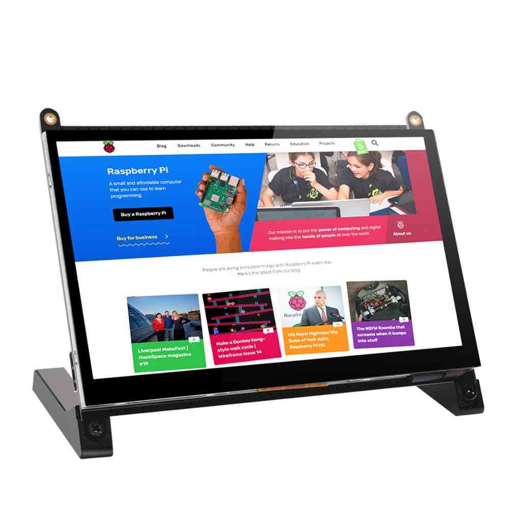 7-inch Touch Screen Ips Monitor With Dual Speakers