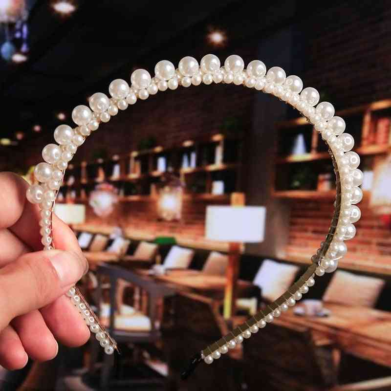 Luxusní velké perleťové čelenky/dívky