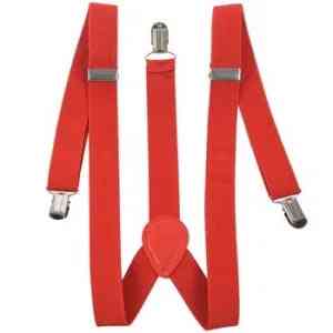 Suspender, Clip-on Braces - Adjustable Stripe For