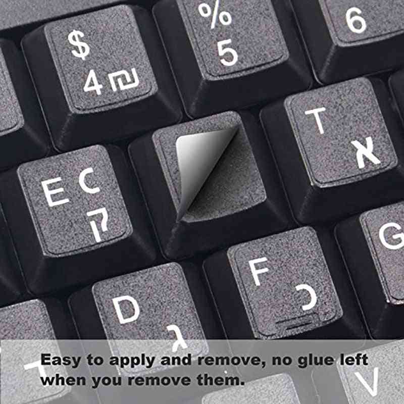Laptop/desktop Keyboard Russian Keyboard Sticker Pvc Keyboard 10 To 17inch
