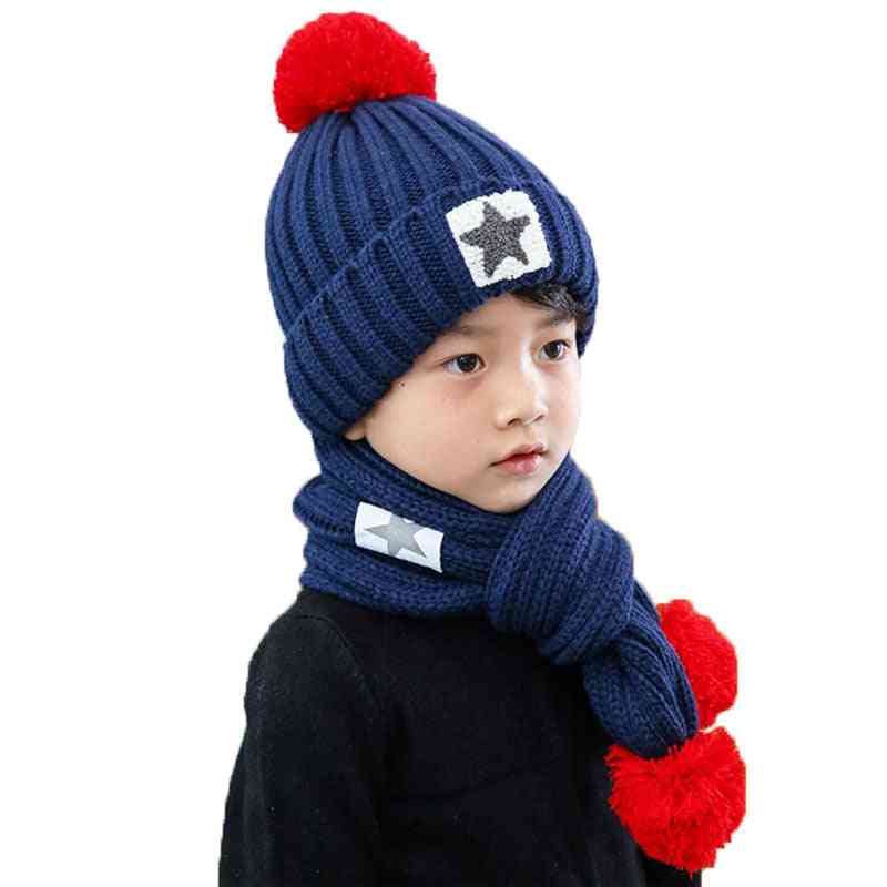 Winter Hat Scarf Set For, Cap