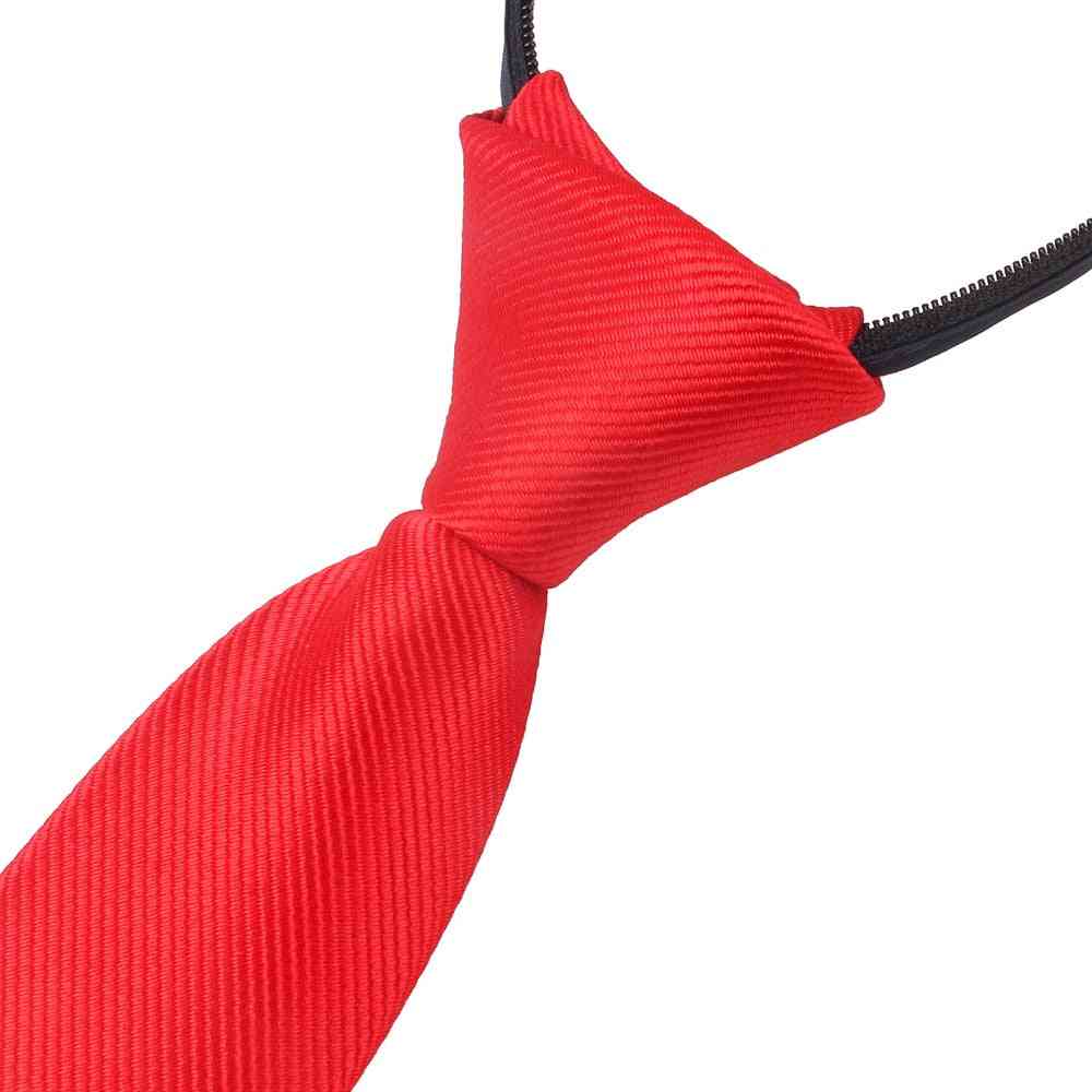 Slim Zipper Necktie Women
