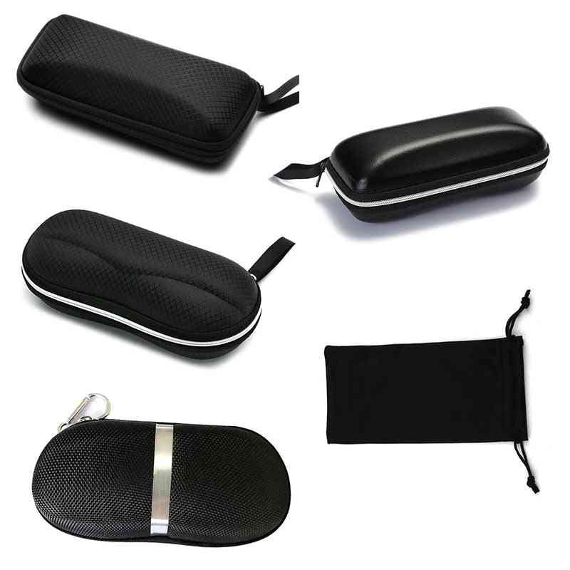Portable Sunglasses Protector Travel Pack Pouch Glasses Case Zipper Box Hard Eyewear