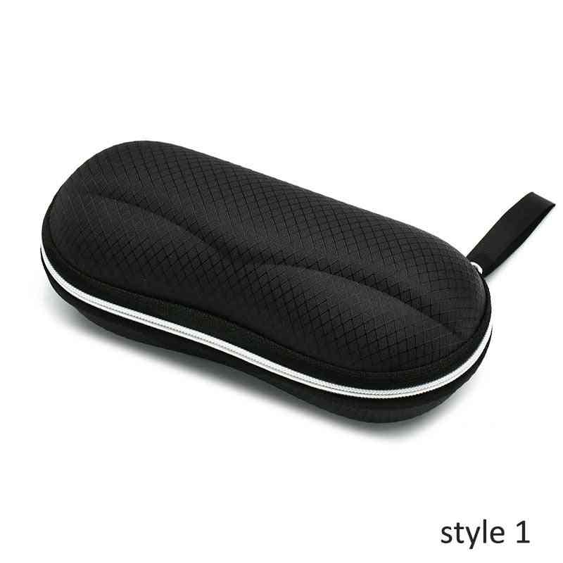 Portable Sunglasses Protector Travel Pack Pouch Glasses Case Zipper Box Hard Eyewear