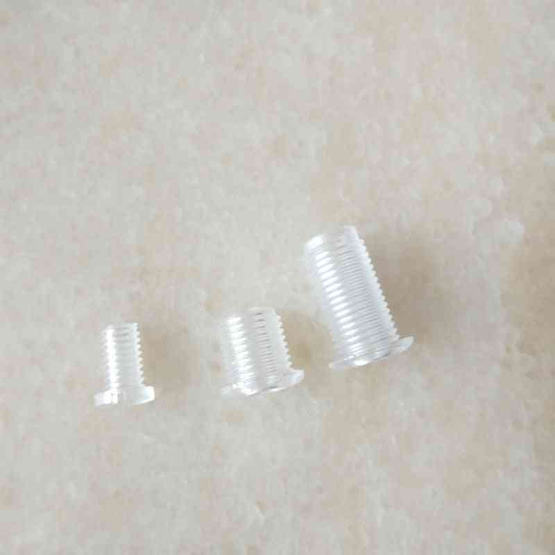 Tornillos huecos de plástico m6 / m10 con tapa con brida