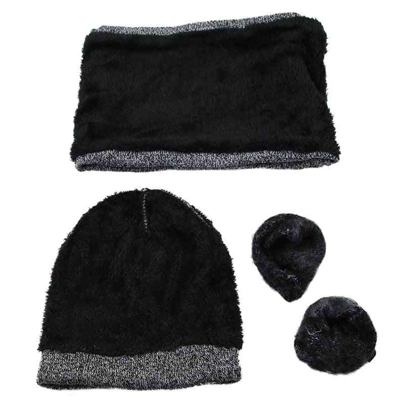 Women Winter Warm Hats, Scarves And Gloves Set