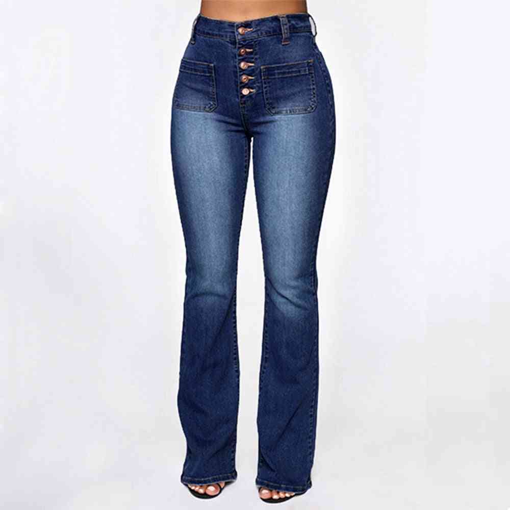 Women Stretching High Waist Jeans Femme Skinny Pant