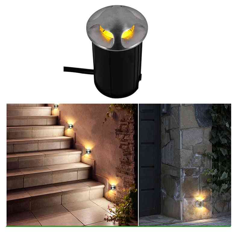 Led Buried Outdoor Recessed Deck Light 1/2/3/4 Side View Underground Lamp