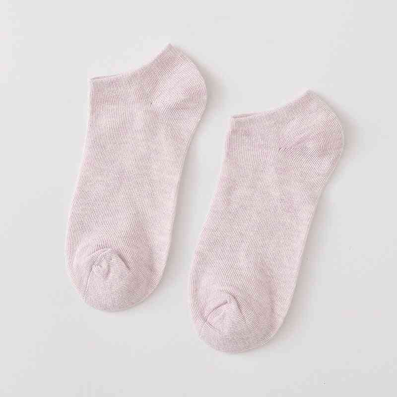 Nieuwe mode snoepkleurige sokken voor dames en meisjes casual korte enkelboot