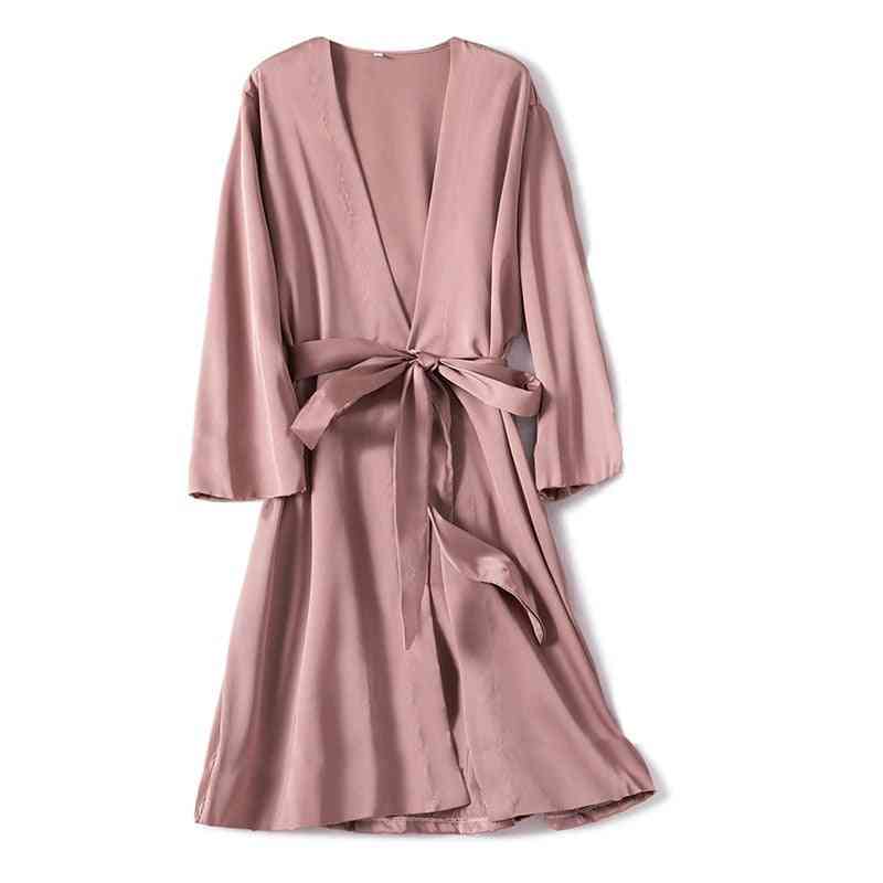 Casual, Comfortable Satin Silk Nightwear For Women