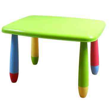 The Rectangular Table For Children To Learn