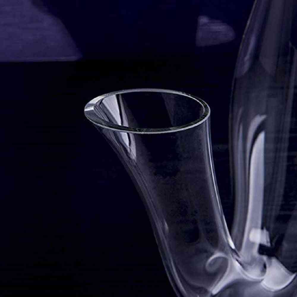 Vinski dekanter, kreativni zahodni slog, svinčnik iz kristalnega stekla
