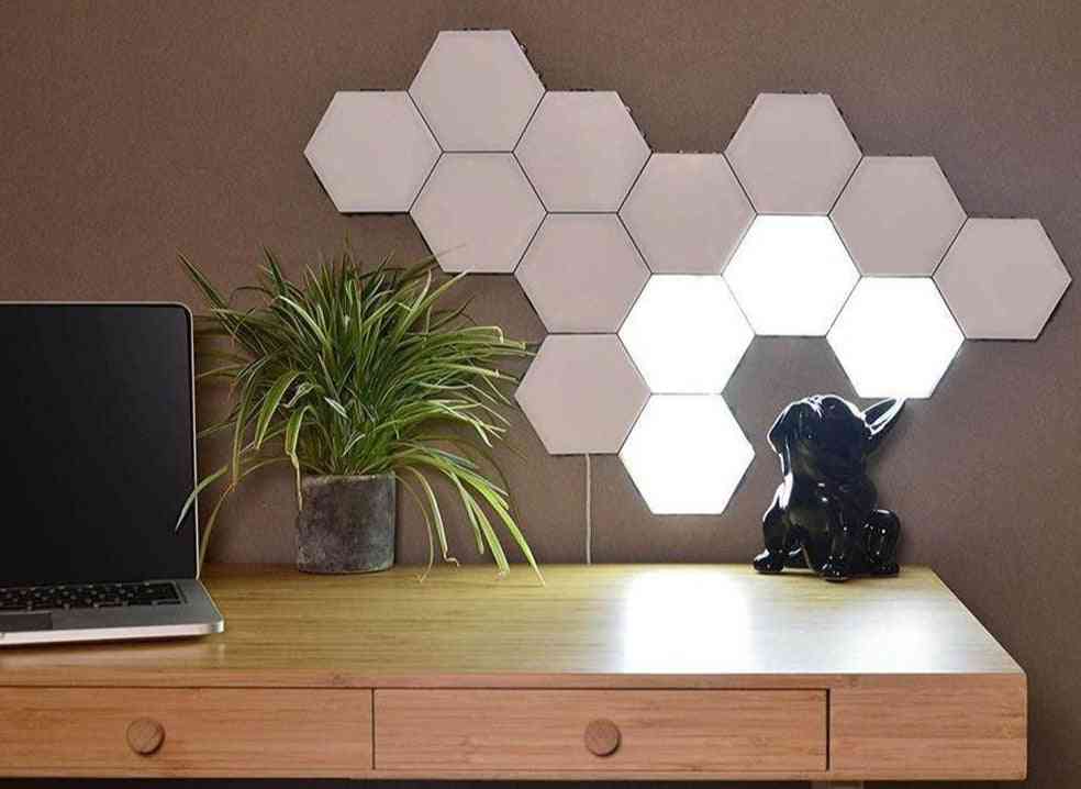 Diy Wall Switch Quantum Led Hexagonal Lamps Modular Creative Decoration