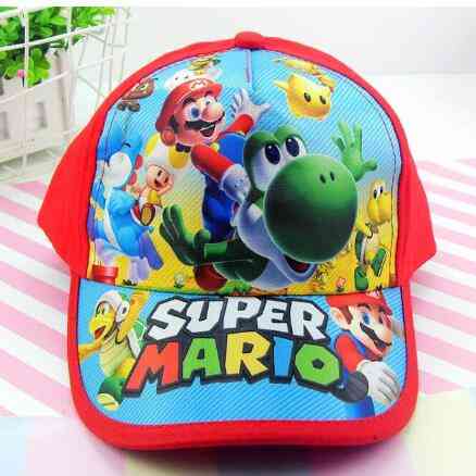 Boy Super Mario Youth Adjustable Baseball Hat, Cap For
