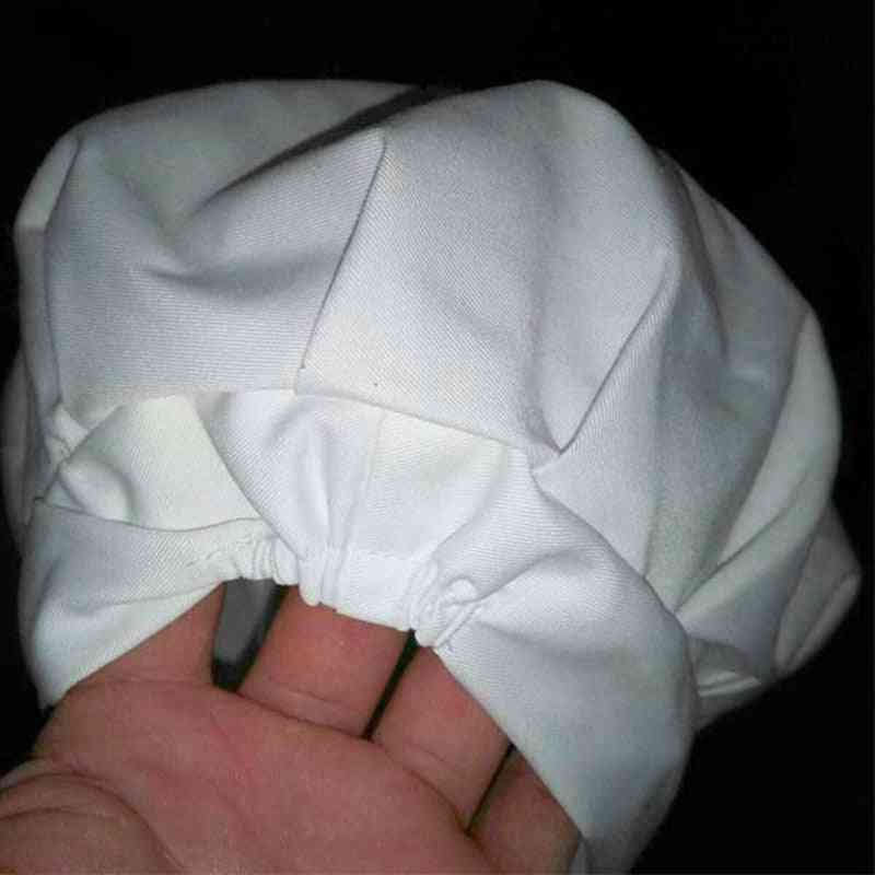 Kid's Elastic White Chef Hat