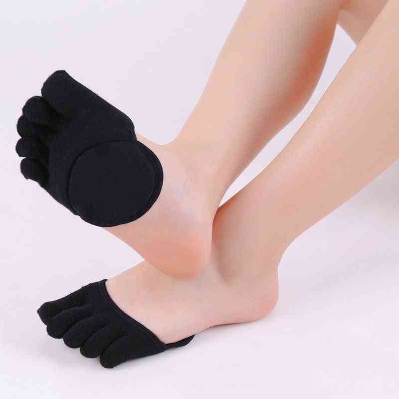 Women Silicone Anti-slip, Cushion Foot Pad Cotton Socks