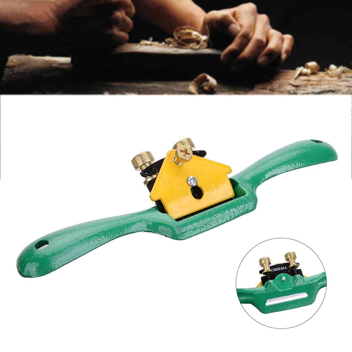 Iron Spoke Shave Plane Metal Cutting Edge Wood Shaping For Woodworking Machinery