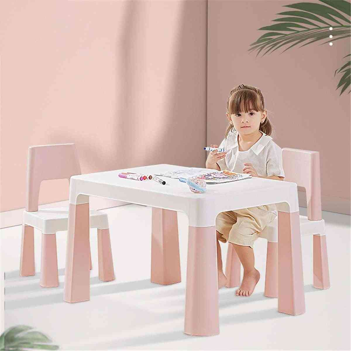 Children  Activity Height Adjustable Study Table Chair Set