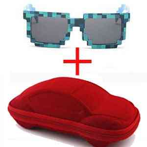 очила пиксел, мозайка квадрат, слънчеви очила за