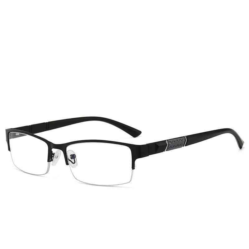 Hommes et femmes demi-monture dioptries bureau d'affaires lunettes de lecture