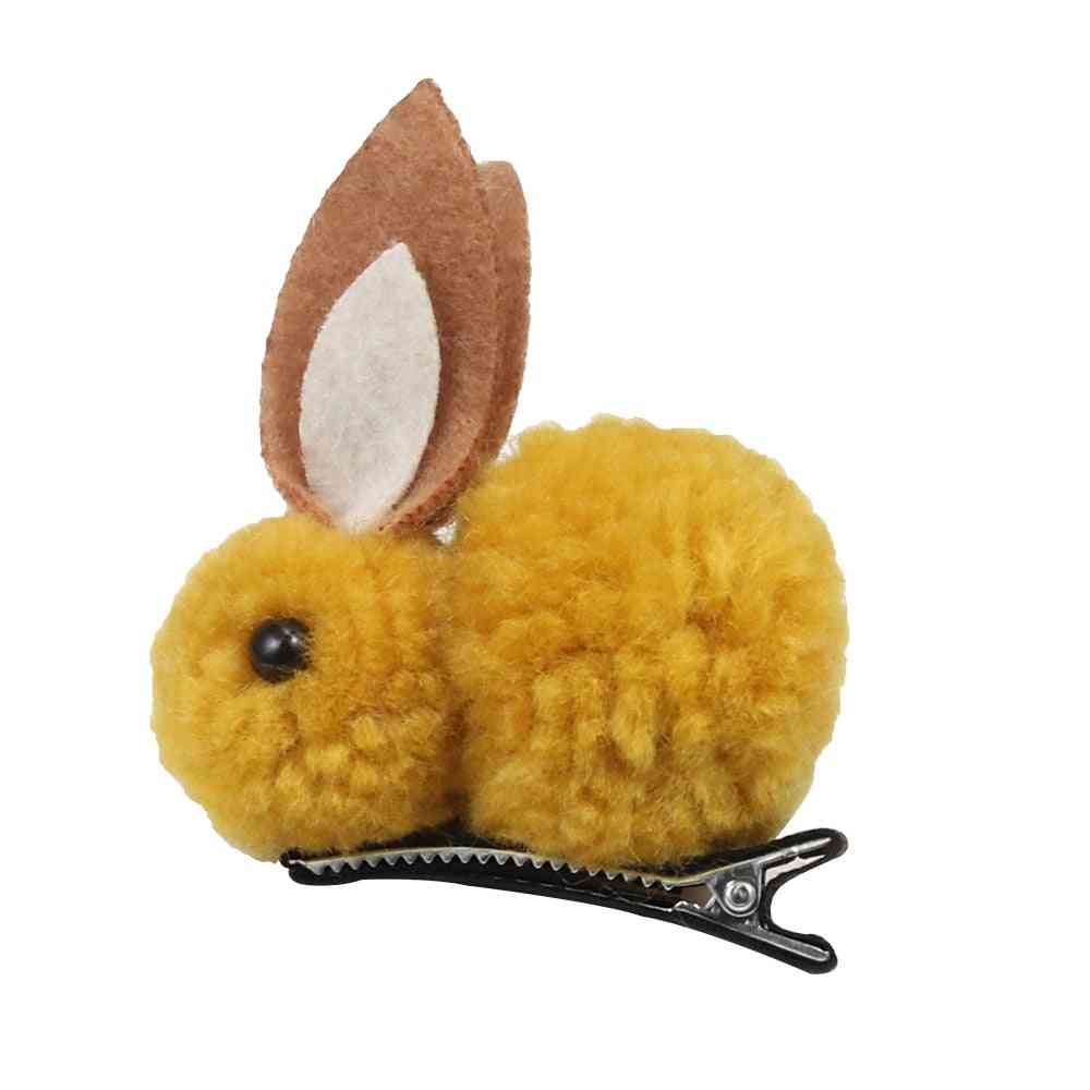 Cute Ball Rabbit, Hair-ring, Tie-rope Elastic Rubber, Hair Bands