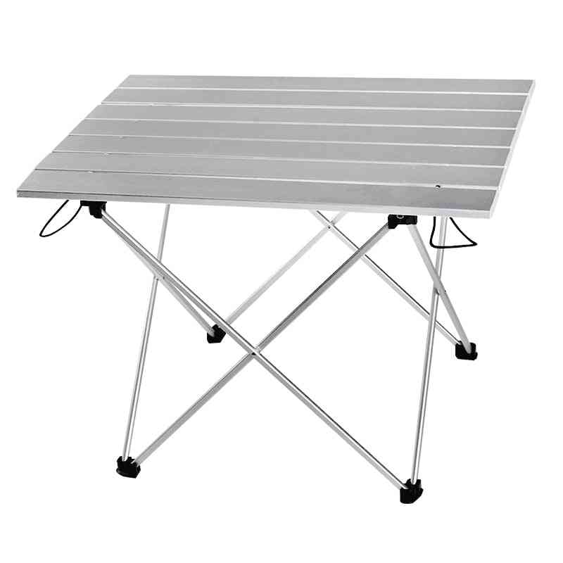 Bærbart udendørs foldbart bord i aluminium