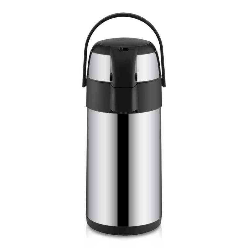Stainless Steel Airpot With Double Wall, Vacuum Insulation Child Lock Coffee Dispenser