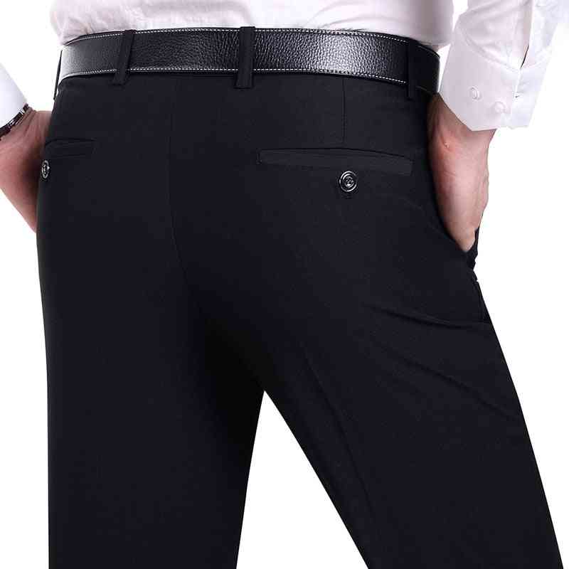 Men Fashion Business Casual Formal Suit Pants