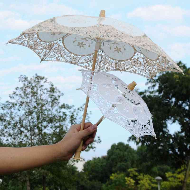 Vintage blonder paraply til bryllup dekoration / fotografering