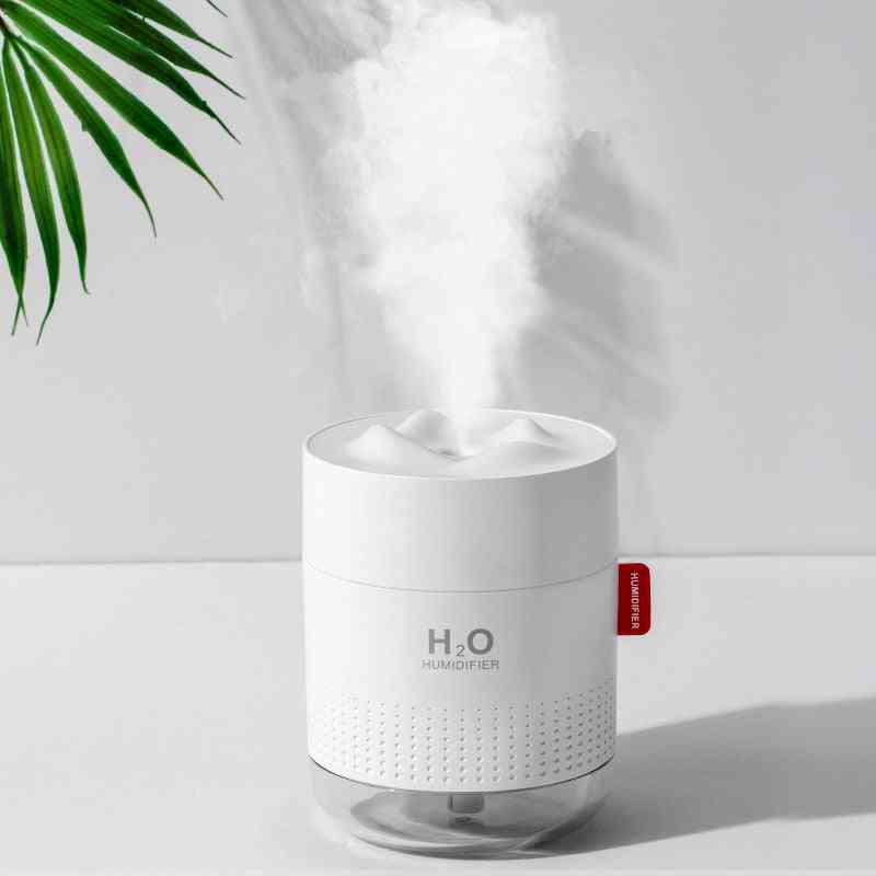 White Snow Mountain Humidifier, Ultrasonic Usb Aroma Air Diffuser
