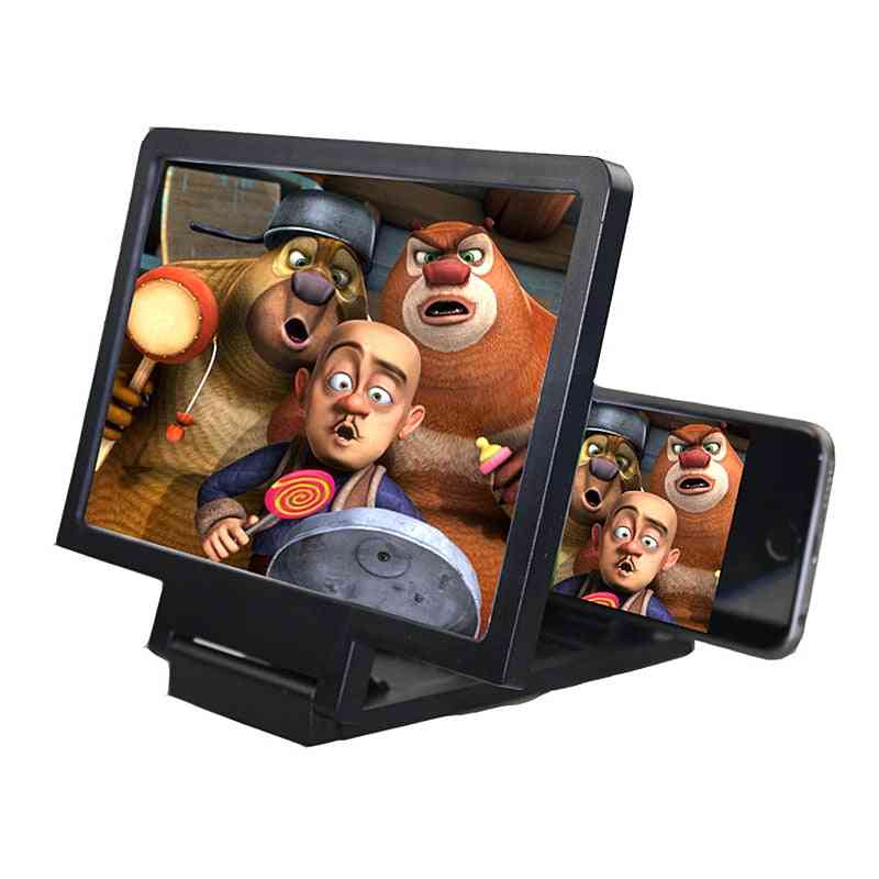 Hd Mobile Phone Screen Magnifier, Stend Enlarged Screens