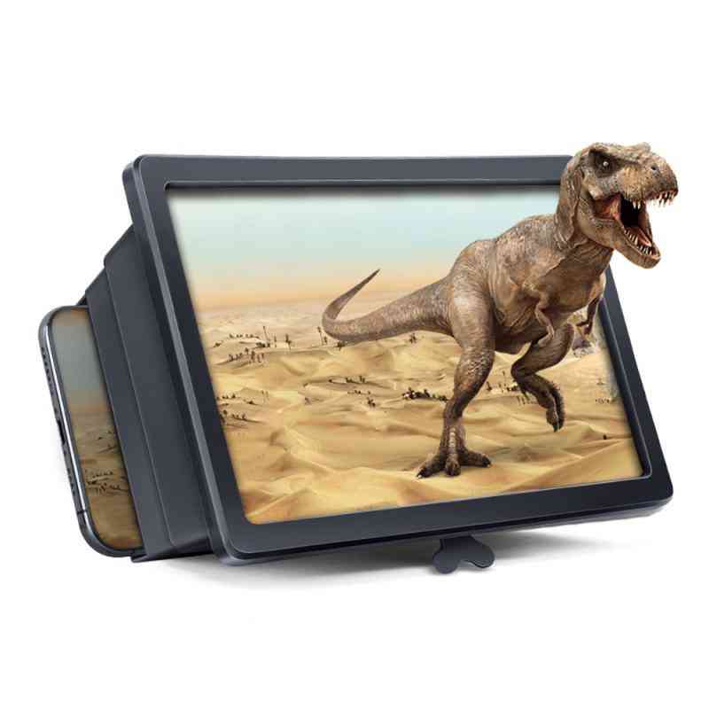 Mobile Phone Screen Magnifier - 3d Projector Display, Enlarged Stand Holder