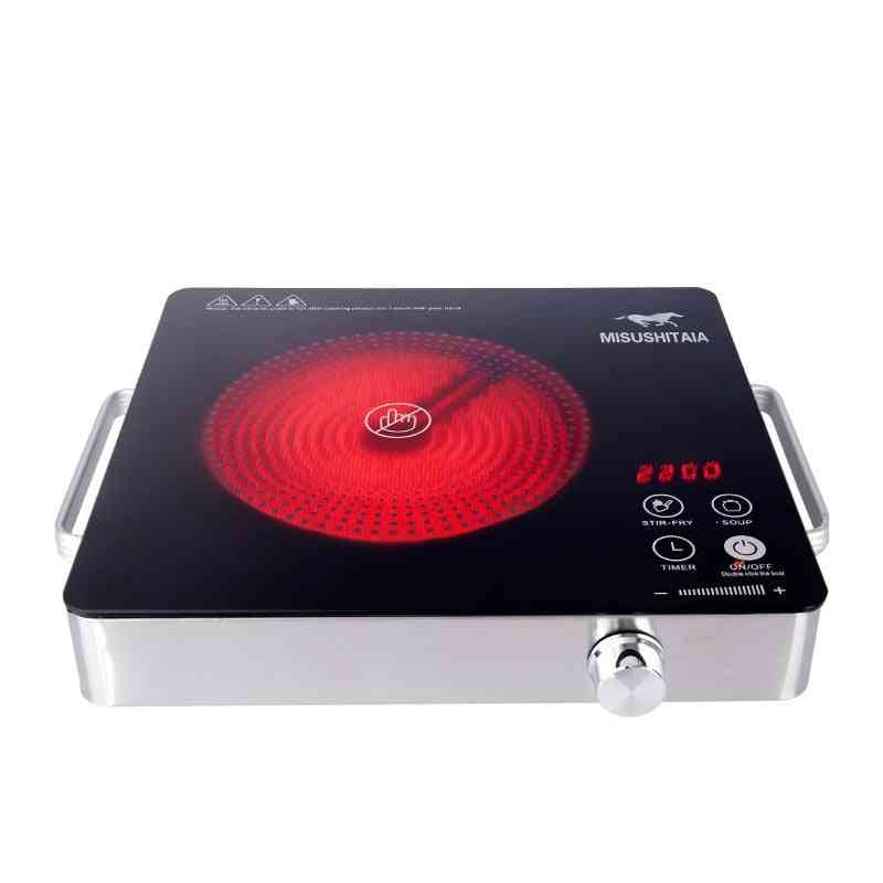 Smart Touch Electric Ceramic Cooktop - Household High-power Optical Wave Oven