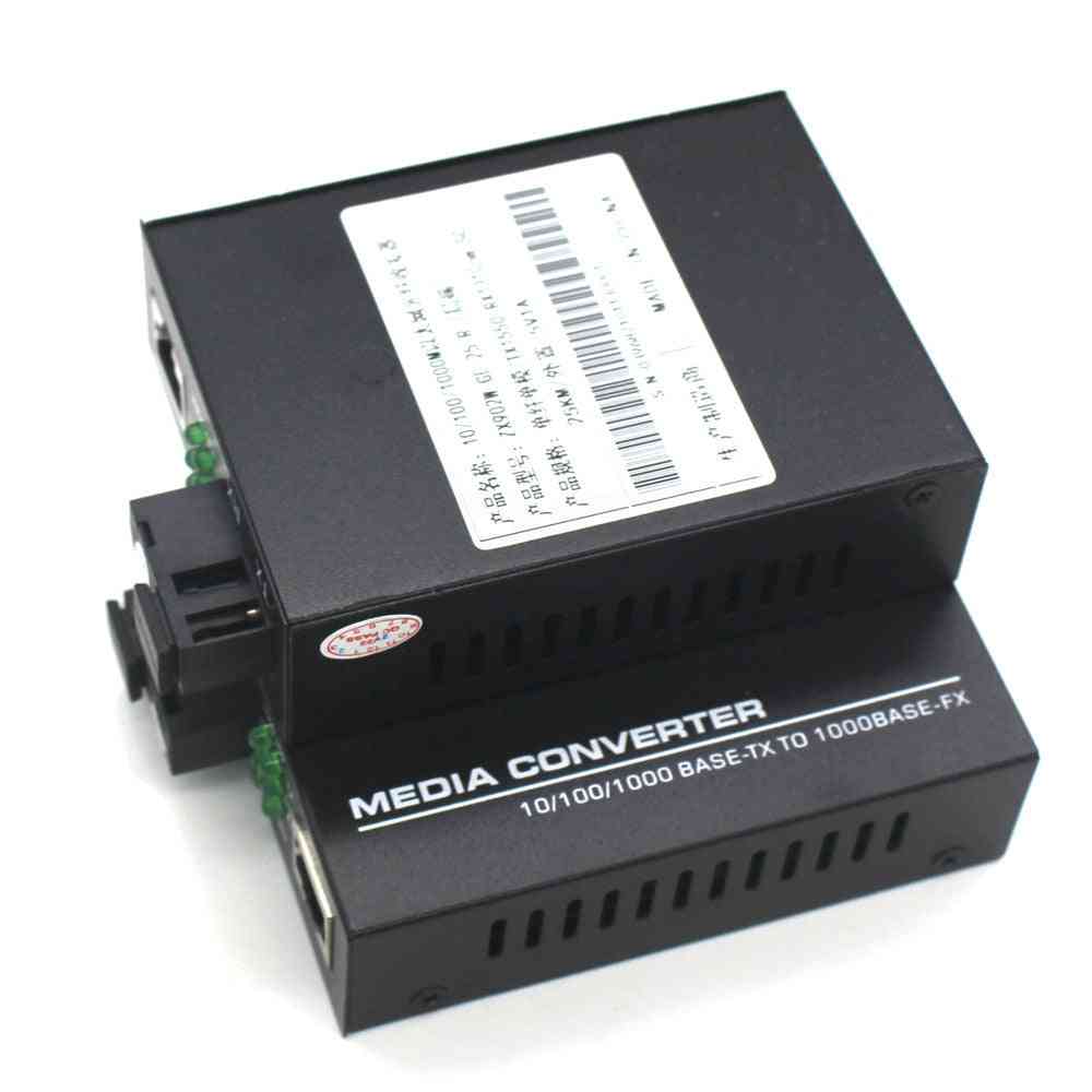 Conector sc convertor media optică cu fibră gigabit