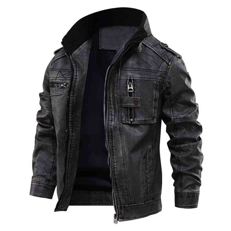 Winter Warm- Cool Moto, Outerwear, Leather Jacket